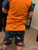 img 1 attached to 👕 KISBINI Boys' California Summer Clothing Set T-Shirt in Clothing Sets review by Darryl Duncan