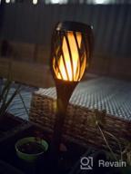 img 1 attached to Create An Enchanting Ambience With Everbeam P2 Solar Flickering Flame Torch Light - Waterproof Tiki Light With Realistic Flames & Easy Installation - 1 Pack review by Nick Mosley