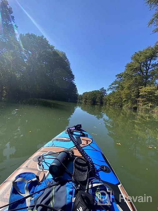 img 1 attached to Experience Ultimate Paddle Boarding With Kingdely'S Inflatable SUP - Includes Durable Accessories & Portable Carry Bag For Easy Transport review by Billy Branch