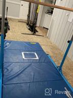 img 1 attached to Zupapa Gymnastic Bar - Strong Solid Wood & Stainless Steel Regulating Arms, Adjustable Height 3'-5', 400Lbs Weight Capacity review by Tim Nicholas