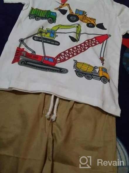 img 1 attached to Toddler Clothes Anchor Sleeve T Shirt Boys' Clothing review by Jose Wititsuwannakul