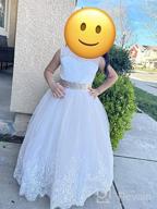 img 1 attached to Girls' Clothing: Flower Dress Wedding Pageant Gowns for Dresses review by Heather Warren