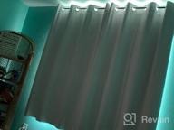 картинка 1 прикреплена к отзыву Extra Wide Thermal Insulated Grey Grommet Curtain Drapes For Living Room/Sliding Glass Door - 100% Blackout Linen Look Patio Door Curtain 84 Inches Long Primitive Window Treatment Decoration от Danny Nedumaran