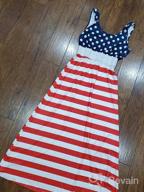 img 1 attached to Matching Mommy and Me American Flag Maxi Dresses for 4th of July Beach Fun review by Robb Fillmore