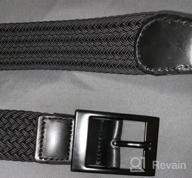 img 1 attached to Upgrade your Business Style with Bluecton Elastic Stretch Braided Men's Belt Accessories review by Christopher Gotcher