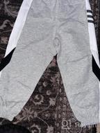 img 1 attached to Black5080 Gray5073 Toddler Athletic Dinosaur Sweatpants Boys' Clothing in Pants review by Matthew Harris