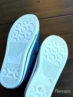 img 1 attached to 👟 K KomForme Toddler Slip-on Canvas Sneakers for Active Little Girls and Boys review by David Lambert