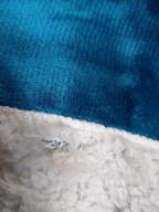 img 1 attached to Cozy Up With PAVILIA Plush Sherpa Fleece Blanket Throw: Soft, Warm, And Fuzzy Light Grey Throw For Couch And Sofa review by Kevin Parker