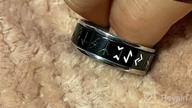 img 1 attached to 🔨 Stainless Steel Norse Viking Spinning Rings - Customizable Fidget Band Ring for Men and Women, Ideal for Anxiety Relief - FaithHeart review by Stephen Doyle