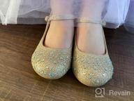 img 1 attached to Girls' Sparkling Rhinestone 💎 Glitter Pumps - Size 13 Shoes review by Kimberly Saunders