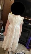 img 1 attached to Bow Dream Flower Girls Vintage Girls' Clothing review by Andrea Church