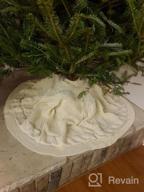 img 1 attached to Sattiyrch Luxury Cable Knit Christmas Tree Skirt - 48 Inches, Thick And Rustic Xmas Holiday Decor In Cream Color review by Michael Vargas