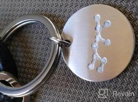 img 6 attached to MYOSPARK Astrology Keychain – Double Sided Zodiac Sign Constellation Jewelry