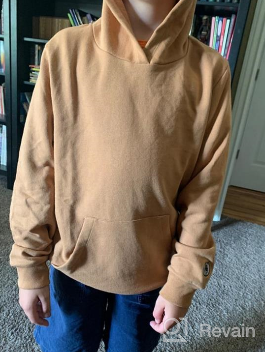 img 1 attached to Kid Nation French Hooded Sweatshirt Boys' Clothing review by Jason Flores