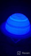 img 1 attached to 3D Galaxy Ball Moon Lamp - 16 Colors Moonlight Globe Luna Night Light With Stand Remote & Touch Control Night Light Bedroom Decor For Kids Girls Boys Women Gifts (Mars) review by Kenneth Foster
