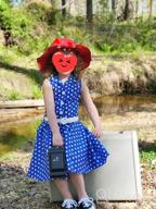 img 1 attached to BlackButterfly Kids 'Holly': Vintage Polka Dot 50's Girls Dress in Classic Style review by John Butler