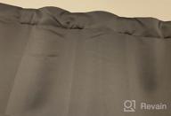 картинка 1 прикреплена к отзыву 🌑 Deconovo Dark Grey Blackout Curtains - (52x84 Inch, Set of 2), Thermal Insulated Rod Pocket and Back Tab Curtains for Bedroom от Daniel Drury