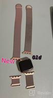 img 1 attached to OULUOQI Compatible Apple Watch Band 38Mm-45Mm & 49Mm Women/Men - Stainless Steel Mesh Loop Magnetic Clasp For Series 8 7 6 5 4 3 2 1 Ultra SE review by Onur Donovan