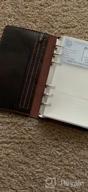 img 1 attached to A6 Refillable Leather Journal: Vintage Handmade Writing Notebook For Men & Women - Brown review by Doug Ellingson