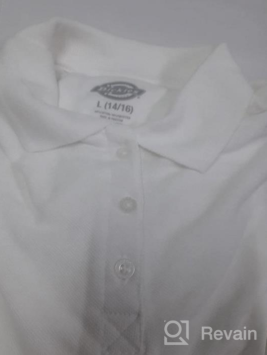 img 1 attached to Short Sleeve Medium Clothing for Girls by Dickies review by Saumeen Shamoon