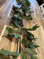 img 1 attached to 🌿 DearHouse 5.5Ft Seeded Eucalyptus Garland: Faux Greenery Wedding Backdrop and Wall Decor review by Ronald Lunn