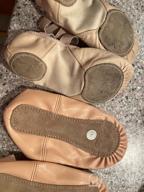 img 1 attached to Ballet Toddler Little Slippers Girls' Shoes Plus Athletic review by Heidi Smith