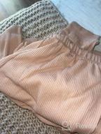 картинка 1 прикреплена к отзыву Уютно стильно с женскими вафельными комплектами LingSwallow - пижамный комплект с длинными рукавами и шортами! от Bruce Garner