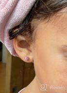 img 1 attached to ZHYAOR 20G Earring Set for Women and 💎 Girls with Sensitive Ears, Screw-back Tragus and Cartilage Jewelry review by Andrea Sledge