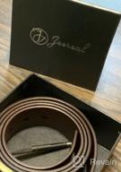 img 1 attached to Jeereal Leather Casual Jeans Belts in Brown - Men's Stylish Accessories review by Mike Hamelin