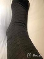 img 1 attached to Compression Socks For Travel: NuVein 15-20 MmHg Knee High Support Socks For Men And Women With Closed Toe - Charcoal, Small Size To Reduce Swelling review by Abdul Jorge