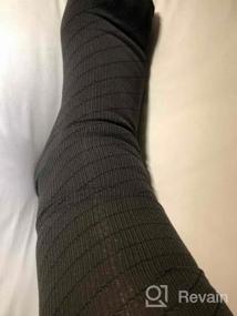 img 5 attached to Compression Socks For Travel: NuVein 15-20 MmHg Knee High Support Socks For Men And Women With Closed Toe - Charcoal, Small Size To Reduce Swelling