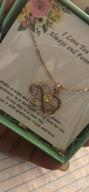 картинка 1 прикреплена к отзыву Ожерелье Infinity Love с камнем: идеальный подарок на день рождения для женщин, сестер и девочек от David Hodgson