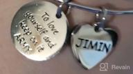 img 1 attached to G-Ahora BTS Bracelet Kpop Bangtan Boys Jewelry with Jimin, Jungkook, Jin, RM, SUGA, J-Hope, V - Best Gift for BTS Army review by Tim Thuss