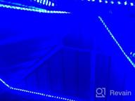 картинка 1 прикреплена к отзыву WYZworks 50Ft LED Rope Lights, Connectable Waterproof Permanent Outdoor W/ Flexible Clear PVC Tube, ETL Certified, Christmas Trees Holiday Decorative Landscape Backyard Patio Lighting - Blue от Andrew Roberts
