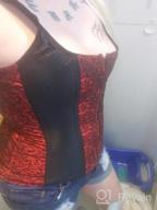 img 1 attached to Transform Your Look With The Stylish Grebrafan Embroidered Corset Waist Slimming Bustier review by Brian Graham