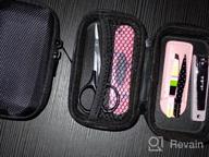 img 1 attached to GLCON Hard EVA Protective Case - Small Travel Case With Mesh Inner Pocket & Zipper Enclosure For Charging Cable, Power Bank, Hard Drive, Cell Phone, External Battery Storage - 3 Colors Available review by Marcus Hardin