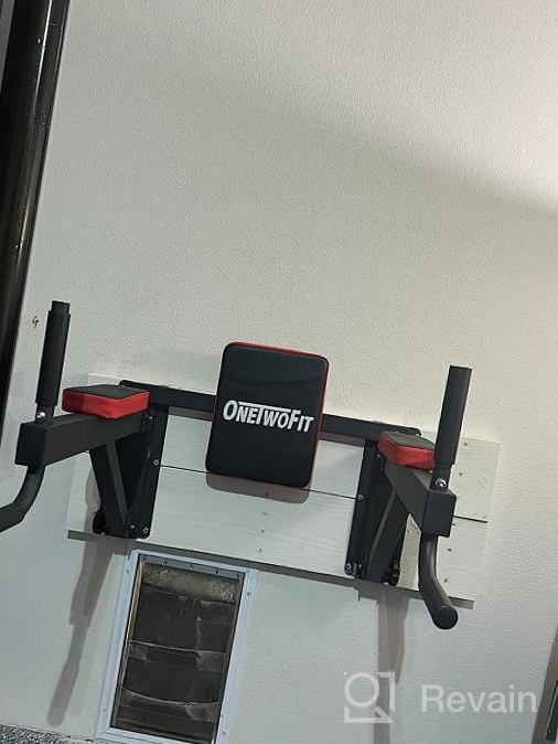 img 1 attached to Get Fit With ONETWOFIT Wall Mounted Pull Up Bar - Multifunctional Strength Training Equipment For Indoor Home Gym Workouts review by Jason Winkfield
