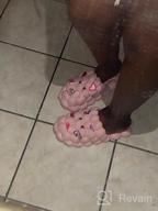 img 1 attached to Ultra-Cushioned Lychee Massage Cloud Slippers - BRONAX Bubble Slides For Women & Men review by Lisa Appleman