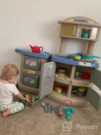 img 1 attached to Battat Deluxe Kitchen Pretend Play 🍳 Toy Set: 71-Piece Accessory with Pots & Pans review by James Rogers