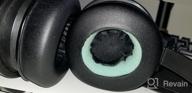 img 1 attached to Black Replacement Ear Cushion Cover For Razer Kraken Pro V1 Gaming Headphone Ear Pad review by Taj Tyagi