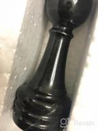 img 1 attached to 15" Handmade Marble Chess Set - Staunton & Ambassador Gift Style - Black/Fossil Coral review by Srinivasan Bennett