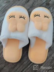 img 6 attached to Kids Winter Warm Indoor Slippers - Boys & Girls Bedroom Shoes