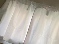 img 1 attached to Blackout Thermal Insulating Small Curtain Tiers 24 Inch Length Rod Pocket 2 Panels 42 Inch Width Bathroom Curtains review by Jane Burns