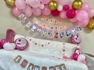 img 1 attached to 70-Piece JOYYPOP First Birthday Girl Decorations Set With Baby Crown, 12 Month Photo Banner, I AM ONE Banner, ONE Cake Topper, And 1St Birthday Highchair Banner For A Memorable Celebration review by Rodney Mendoza
