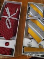 img 1 attached to Complete Your Look With DiBanGu'S Formal Mens Tie And Accessory Set In A Gift Box review by Ben Almasri