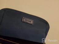 img 1 attached to Grey CHICECO Cosmetic Pouch Clutch - Handy Makeup Bag For On-The-Go Glamour! review by Shane Bullion