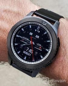 img 8 attached to Galaxy Watch 46 мм кольцо на рамке клейкая крышка защита от царапин из нержавеющей стали от Ringke - внутренний стиль для Gear S3 Frontier &amp; Classic [GW-46-IN-02]