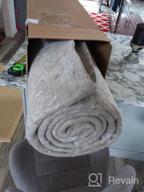img 1 attached to Eco-Plush Felt Rug Pad - Luxurious Cushioned Pad - 4'10" X 7'4" - 100% Felt - Available In 3 Thicknesses & Custom Sizes review by Glenn Rodgers