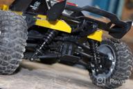 img 1 attached to Get Ready To Race: KELIWOW 1:12 4WD Waterproof RC Car With LED Lights 2.4GHz 25MPH Desert Off-Road Buggy In Yellow review by Ali Anjani