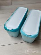 img 1 attached to 2 Pack 1.5 Quart SveBake Ice Cream Storage Containers W/ Lids - Light Grey review by Tommy Woods